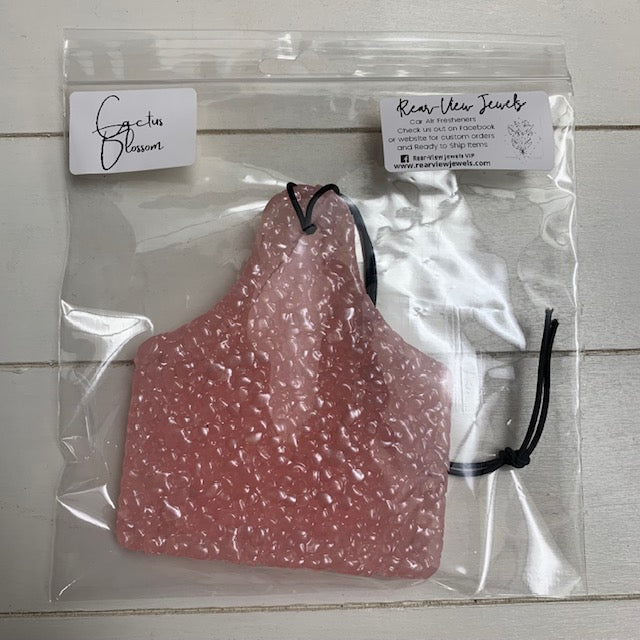 Ear Tag Cactus Blossom Scent Rear View Jewels