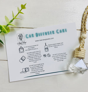Gem Shape Car Fragrance Diffuser River Scent