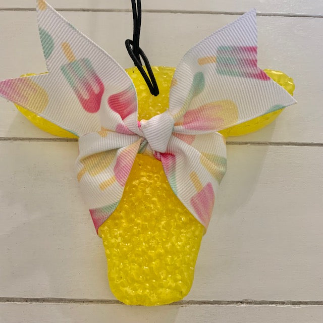 Cowhead with Popsicle RIbbon | Cactus Blossom Scent