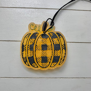 Plaid Pumpkin Orange/ Black Plaid | Harvest Scent
