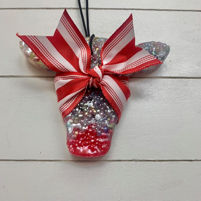 Cow head stripe ribbon Christmas Mix Scent