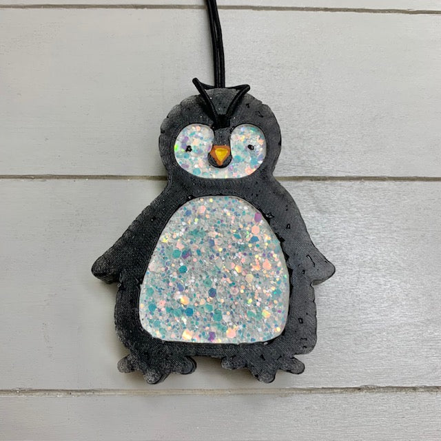 Penguin with Glitter | Peppermint Swirl Scent