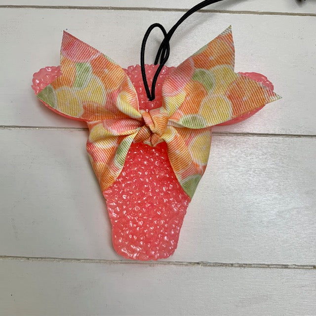 Cowhead with Citrus Ribbon | Almond Macaron Scent