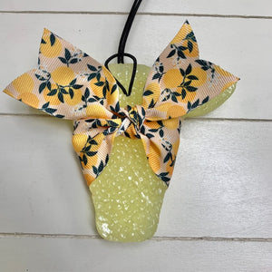 Cowhead with Lemon Ribbon | Sea Salt Orchid Scent
