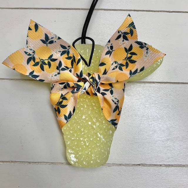 Cowhead with Lemon Ribbon | Sea Salt Orchid Scent