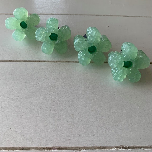 4 piece Flower Vent Clips |Black Raspberry Vanilla Scent (For Horizontal or Vertical Vents)