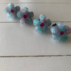 4 piece Flower Vent Clips | Sugared Lemon Scent (For Horizontal or Vertical Vents)
