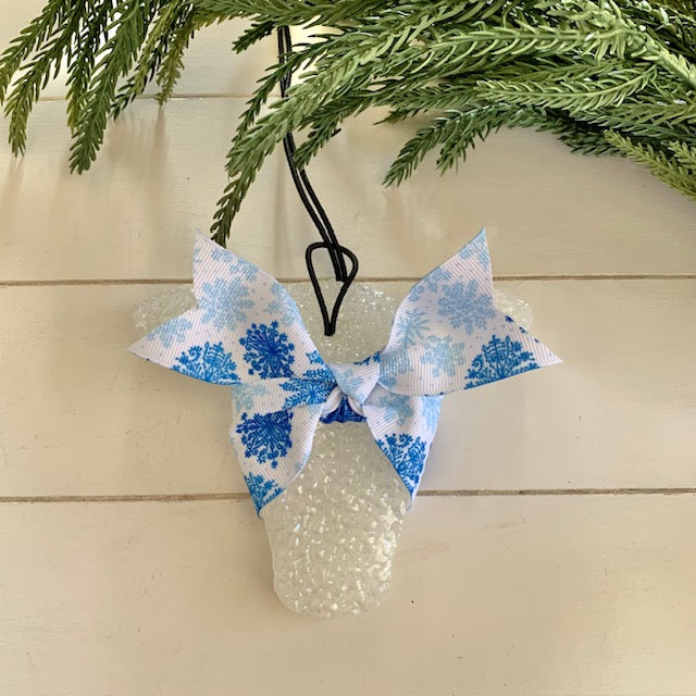 Cowhead with Snowflake Ribbon | Cranberry Woods Scent