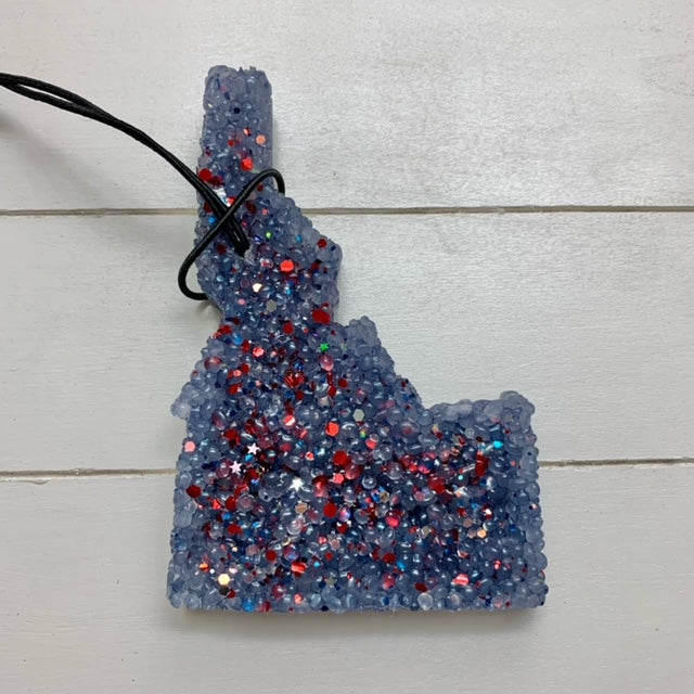 Large Idaho | Navy Blue Sparkles | Volcano Scent