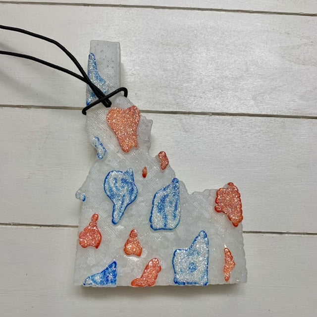 Cow Print Idaho | Red, White, & Blue With Sparkles | Cactus Blossom Scent