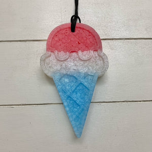 Ice Cream | Red, White, & Blue Ombre | Butt Naked Scent