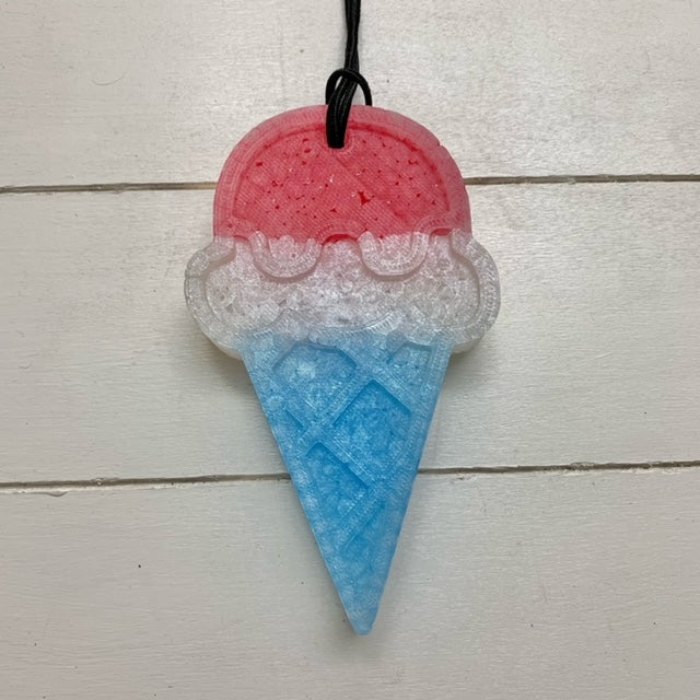 Ice Cream | Red, White, & Blue Ombre | Butt Naked Scent
