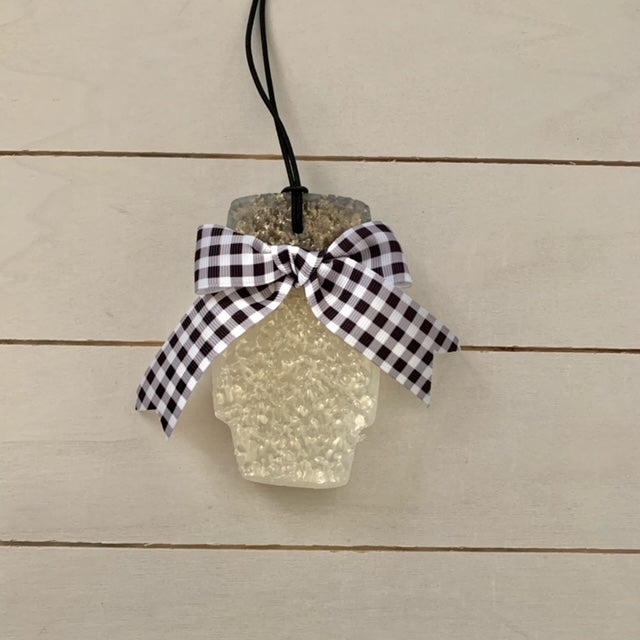 Venti Coffee Cup | Checkered Ribbon | Mama's Kitchen Scent