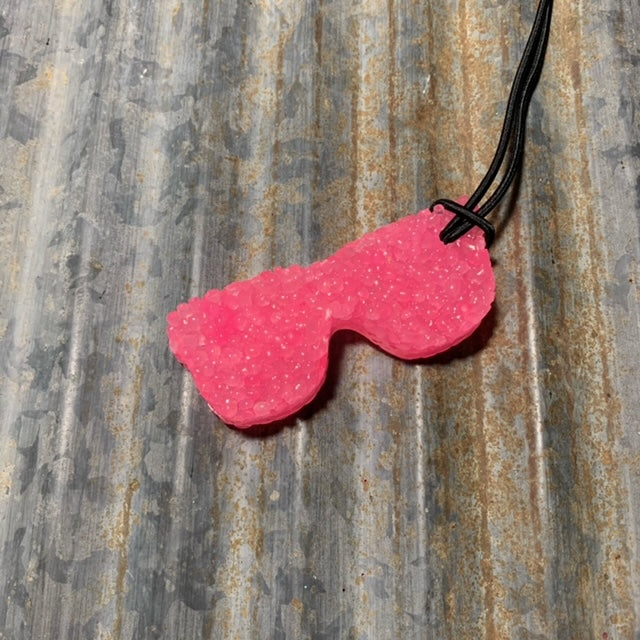 Sunglasses Car Freshie | Hot Pink | Vanilla Pumpkin Marshmallow Scent