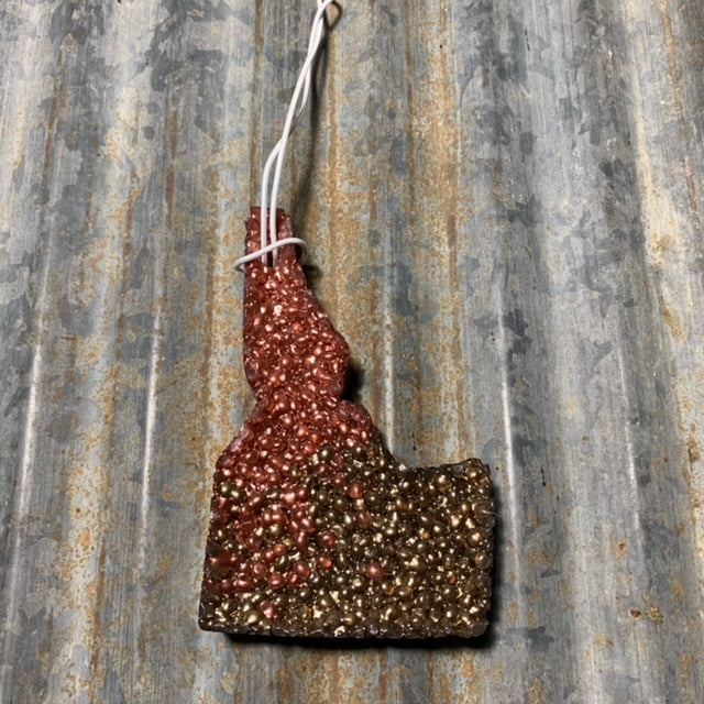 Idaho Car Freshie | Copper to Brown | Mahogany Teakwood Scent