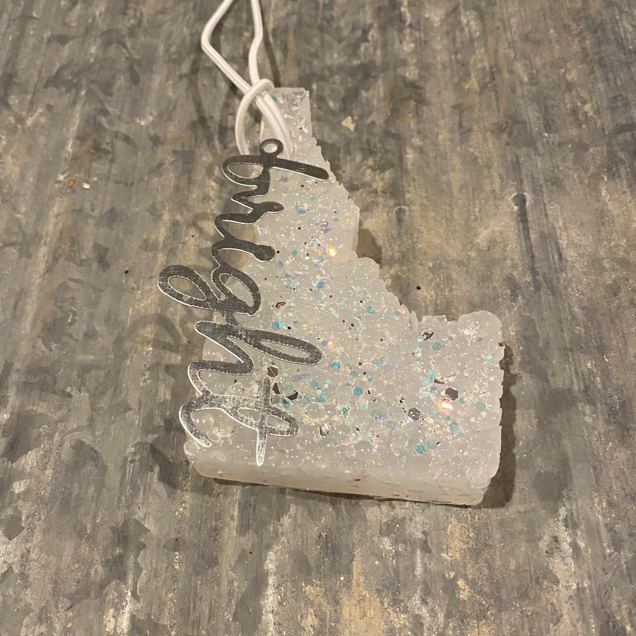 Idaho Freshie | Clear With Glitter And Bright Sign | Butt Naked Scent