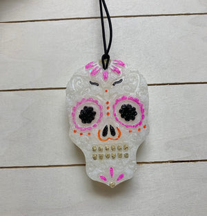 Floral Sugar Skull Custom Freshie | Create Your Own Freshie