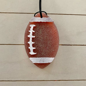 Football Car Freshie | Leather Scent