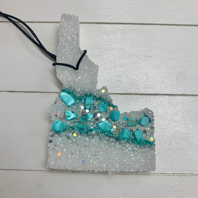 Large Idaho Turquoise Stone Custom Freshie | Create Your Own Freshie