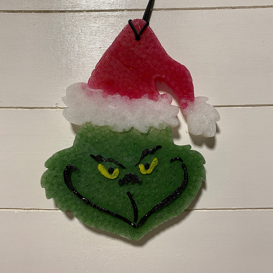 The Grinch | Dark Green With Red Hat | Balsam Scent