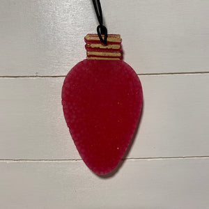 Christmas Light | Red With Gold Base | Gingerbread House Scent