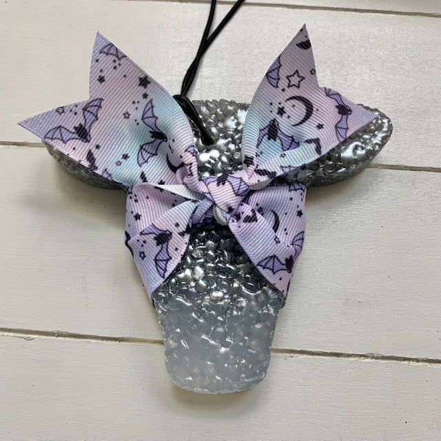 Cow head Bat Ribbon | Silver |Lovespell Scent