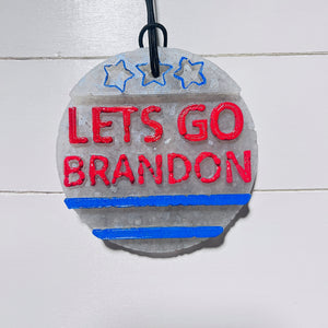 Lets Go | Silver With Red & Blue Details | Mahogany Teakwood Scent