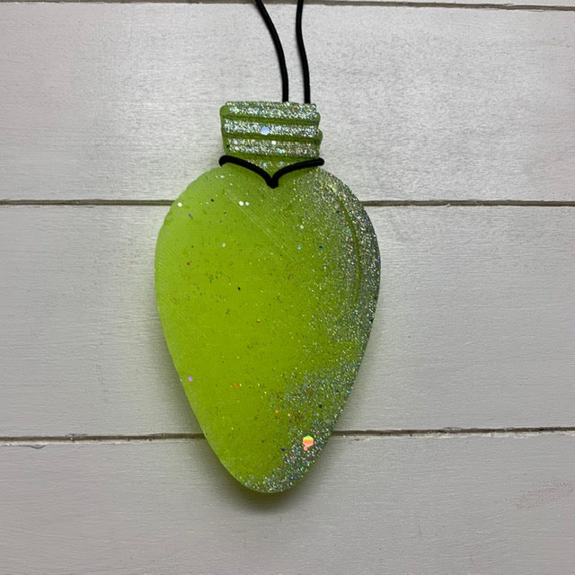 Christmas Bulb |Green Sparkle|Good Vibes Scent