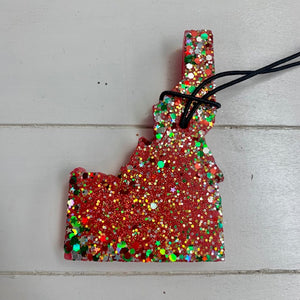 Red/Green Idaho Sparkle On The Backside | Hillbilly Mistletoe Scent