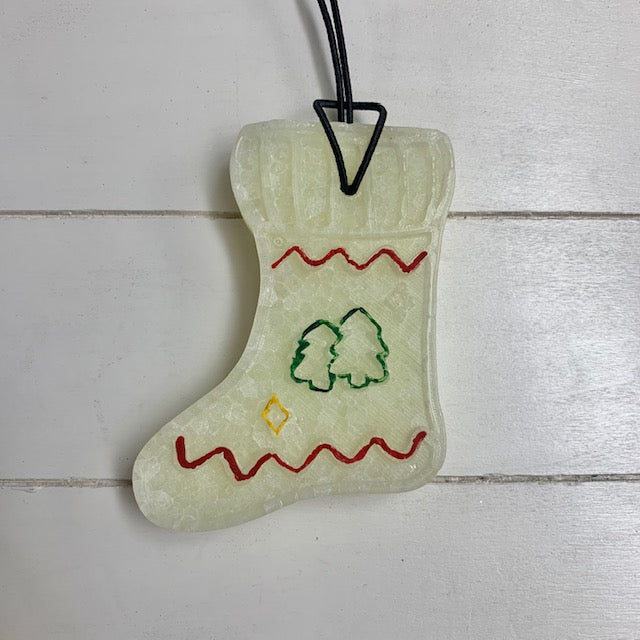 Stocking Light Yellow | Vanilla Eggnog Scent
