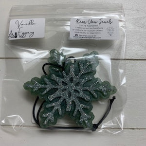 Snowflake with Sparkle | Vanilla Eggnog Scent