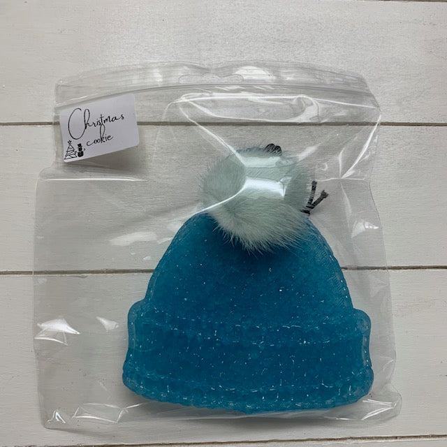 Beanie with Pom Pom  |Christmas cookie Scent
