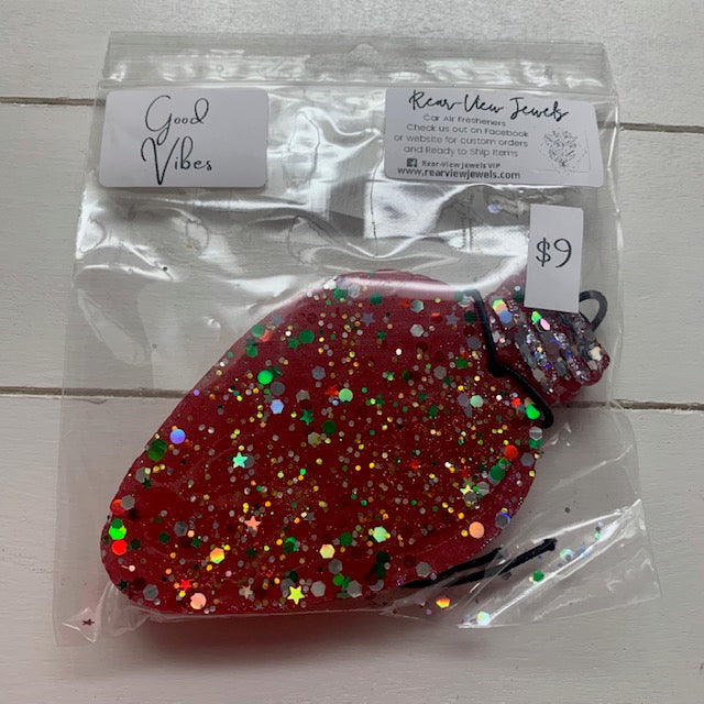 Christmas Light with glitter |Good Vibes Scent