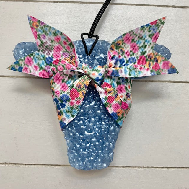 Floral Ribbon Cow Head | Tropical Cowboy Scent