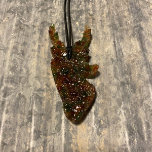 Deer Head Car Freshie | Camo Colors | Mahogany Teakwood Scent