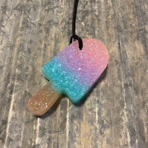 Popsicle Car Freshie | Peach, Lavender, & Mint Colors | Fruit Loop Scent