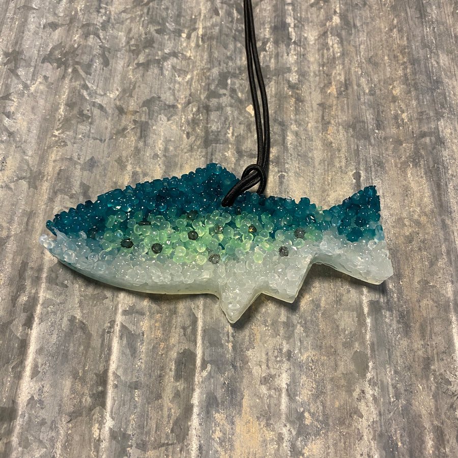 Lake Fish Car Freshie | Tropical Cowboy Scent