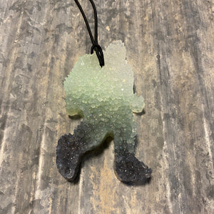 Bigfoot Car Freshie | Lime Green to Black | Black Ice Scent