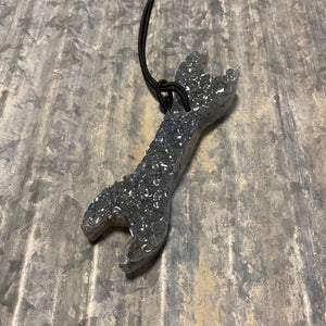 Wrench Car Freshie | Silver | Jamaican Scent