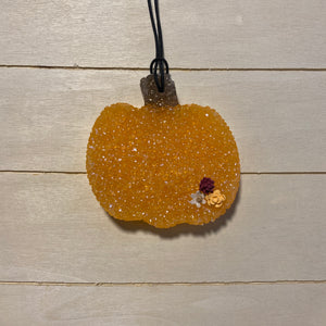 Pumpkin Car Freshie | Orange With Succulents | Pumpkin Patch Scent