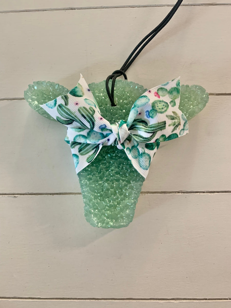 Cow Face Cactus Ribbon Strawberry Daiquiri