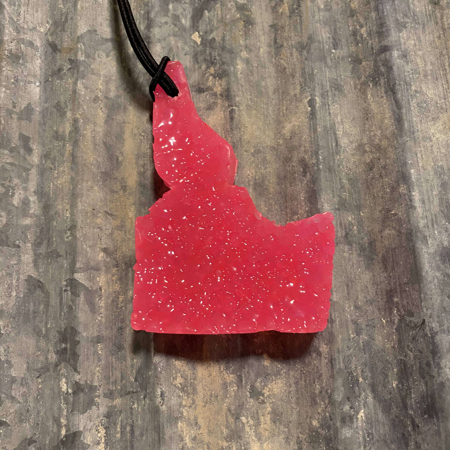Idaho Car Freshie | Hot Pink | Volcano Scent