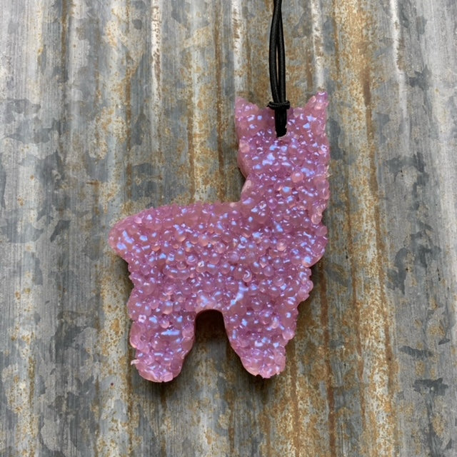 Llama Car Freshie | Purple | Lovespell Scent