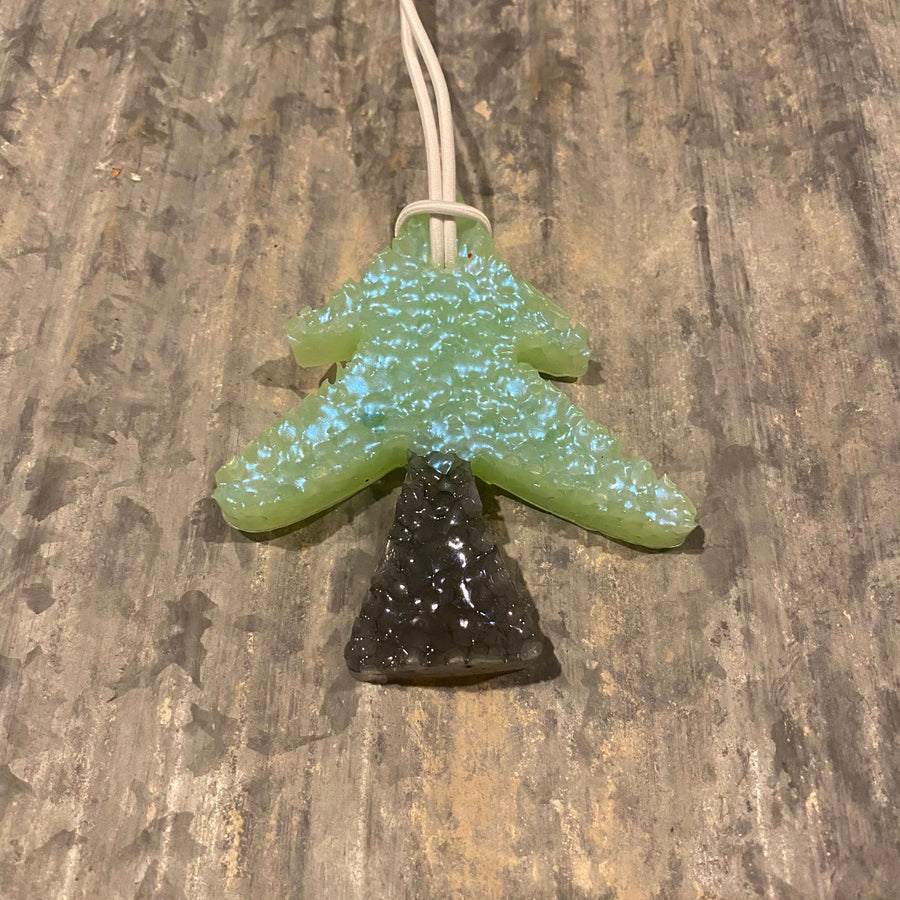 Small Christmas Tree Freshie | Mint Color | Balsam Scent