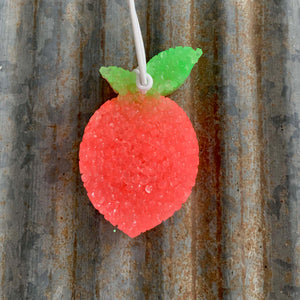 Peach Car Freshie | Green & Peach Colors | Peachy O Scent