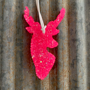 Deer Car Freshie | Hot Pink | Lovespell Scent
