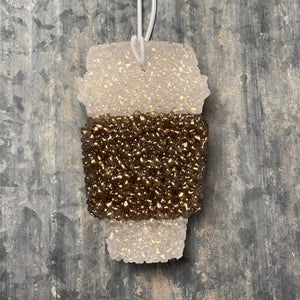 Venti Coffee Cup Car Freshie | White Gold | Mama's Kitchen Scent - Rear View Jewels