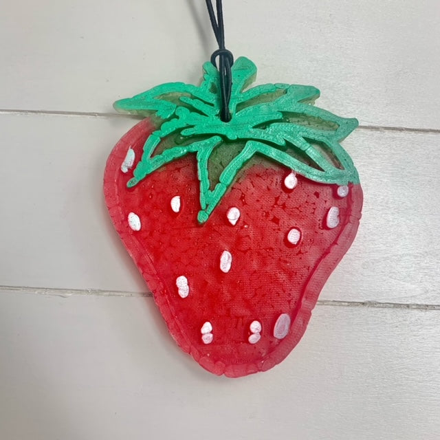 Strawberry | Red & Green | Coconut Lime Verbena Scent
