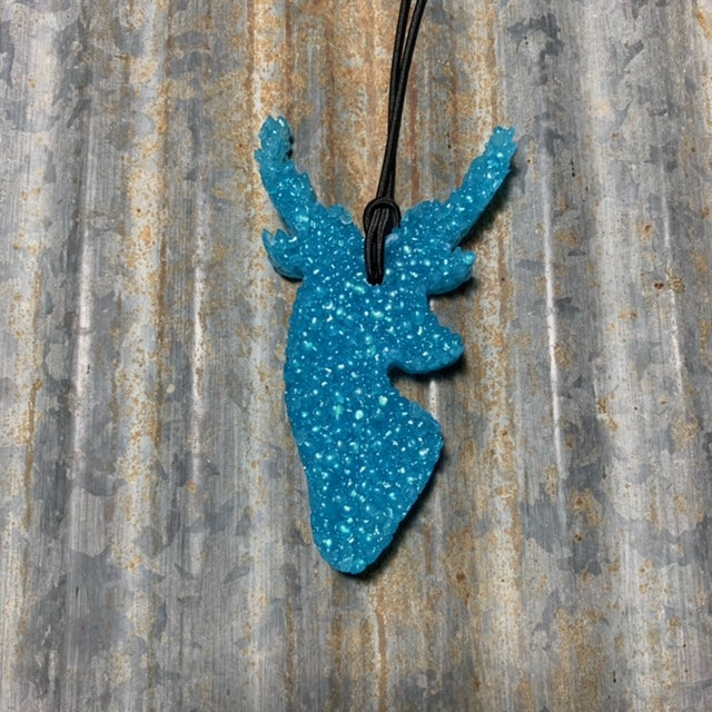Deer Car Freshie | Blue | New Car Scent