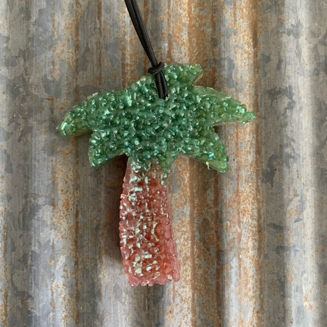 Palm Tree Car Freshie | Palm Tree Colors | Monkey Farts Scent